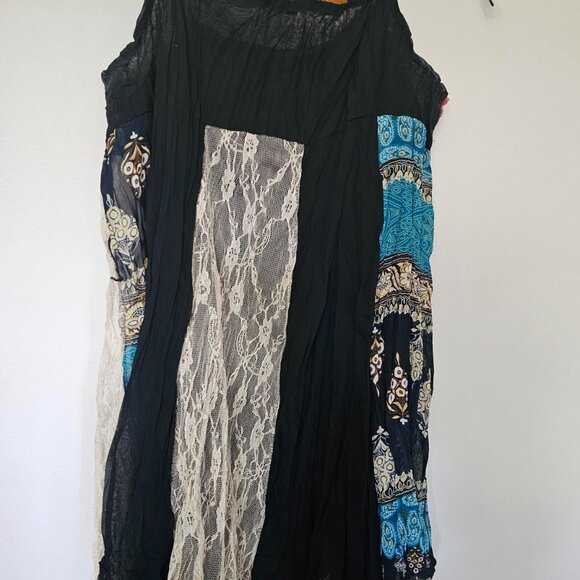 Vintage Women's Boho Sleeveless Long Top (M) - Picture 2 of 4